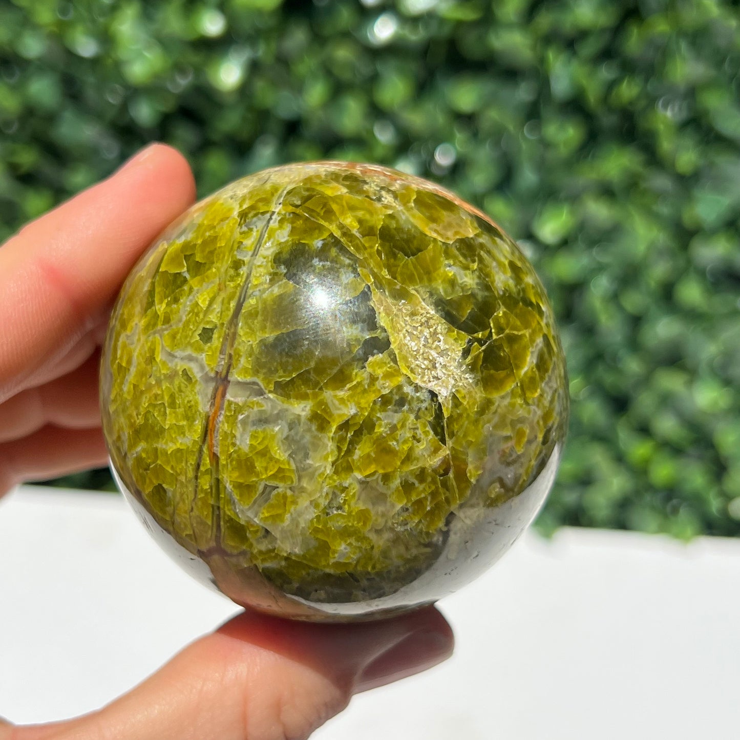 Kiwi Opal Sphere