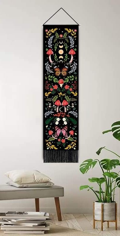 Wall Tapestry Mushrooms