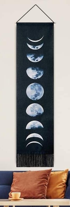 Wall Tapestry Moon Cycle