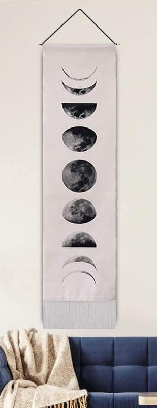 Wall Tapestry Moon Cycle