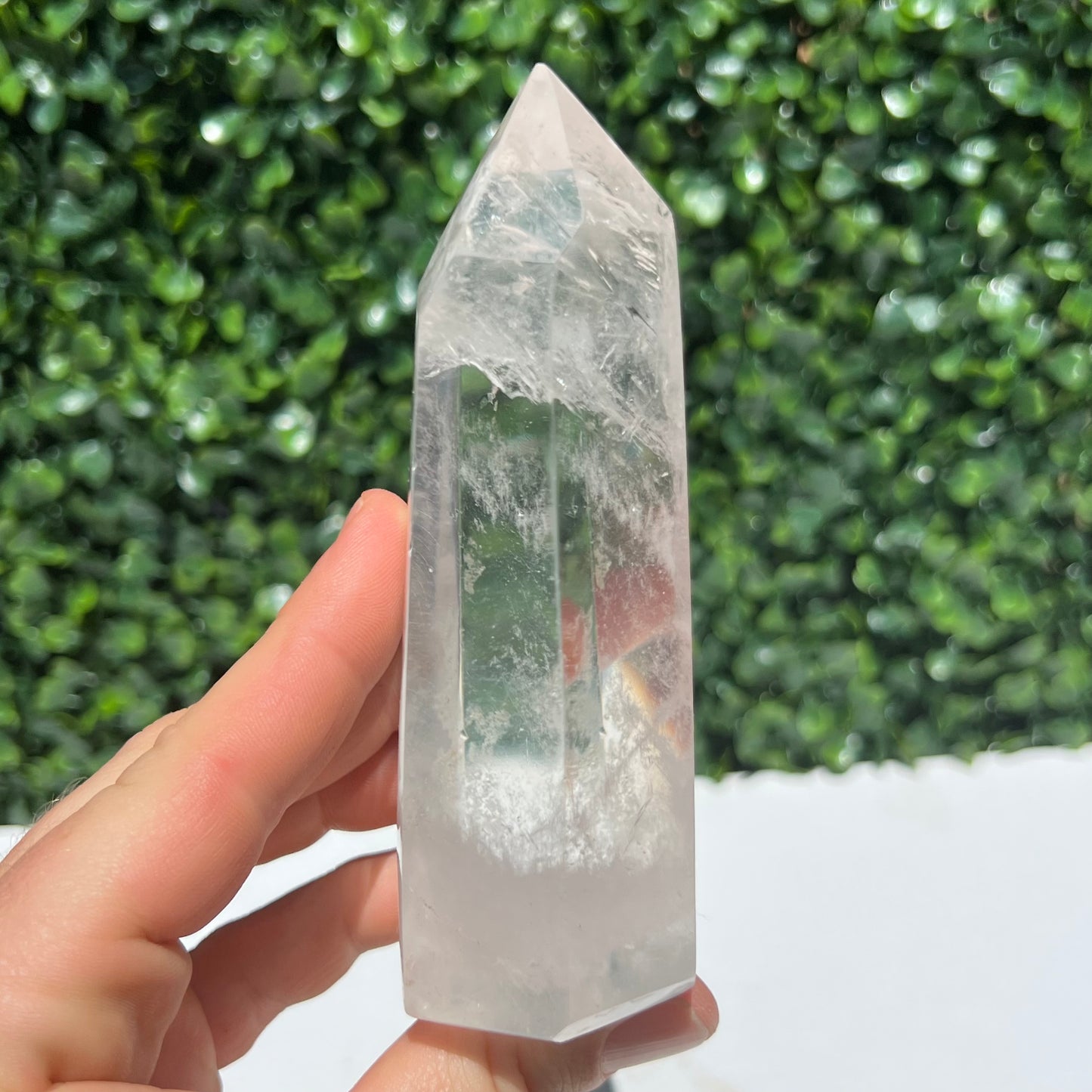 Clear Quartz Tower