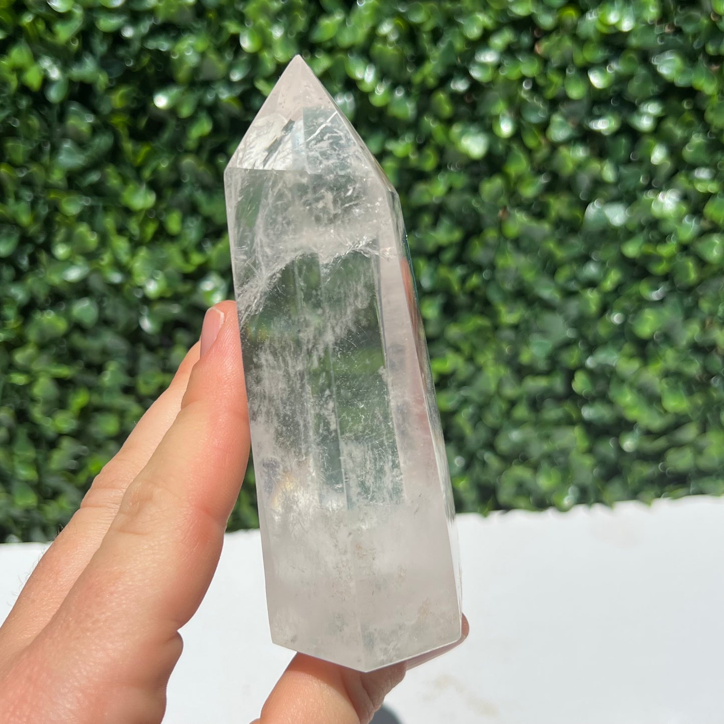 Clear Quartz Tower