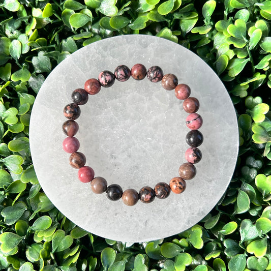 Rhodonite Bracelet - 8mm