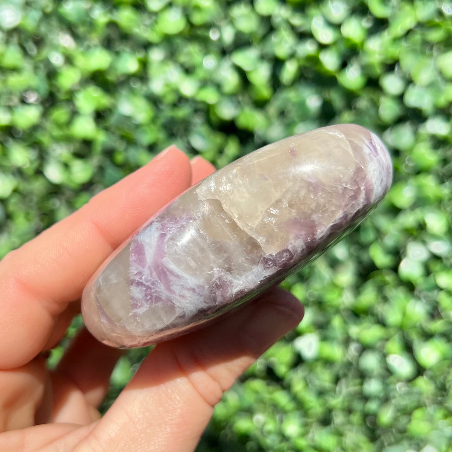 Lepidolite Smokey Heart