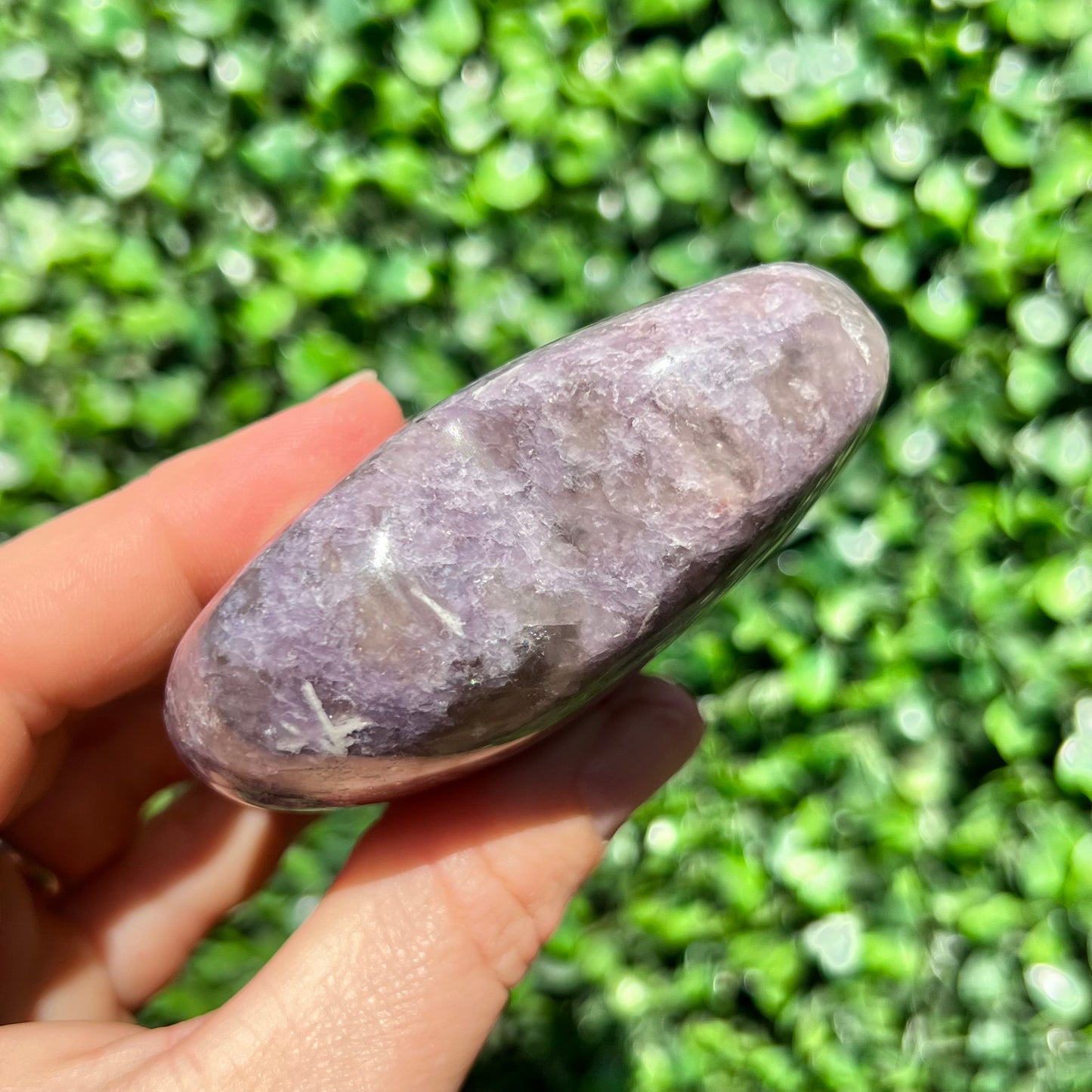 Lepidolite Smokey Heart