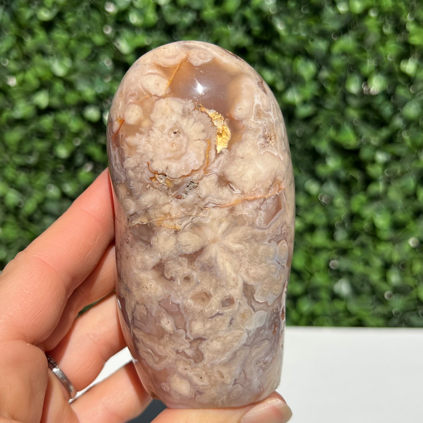 Flower Agate Free Form