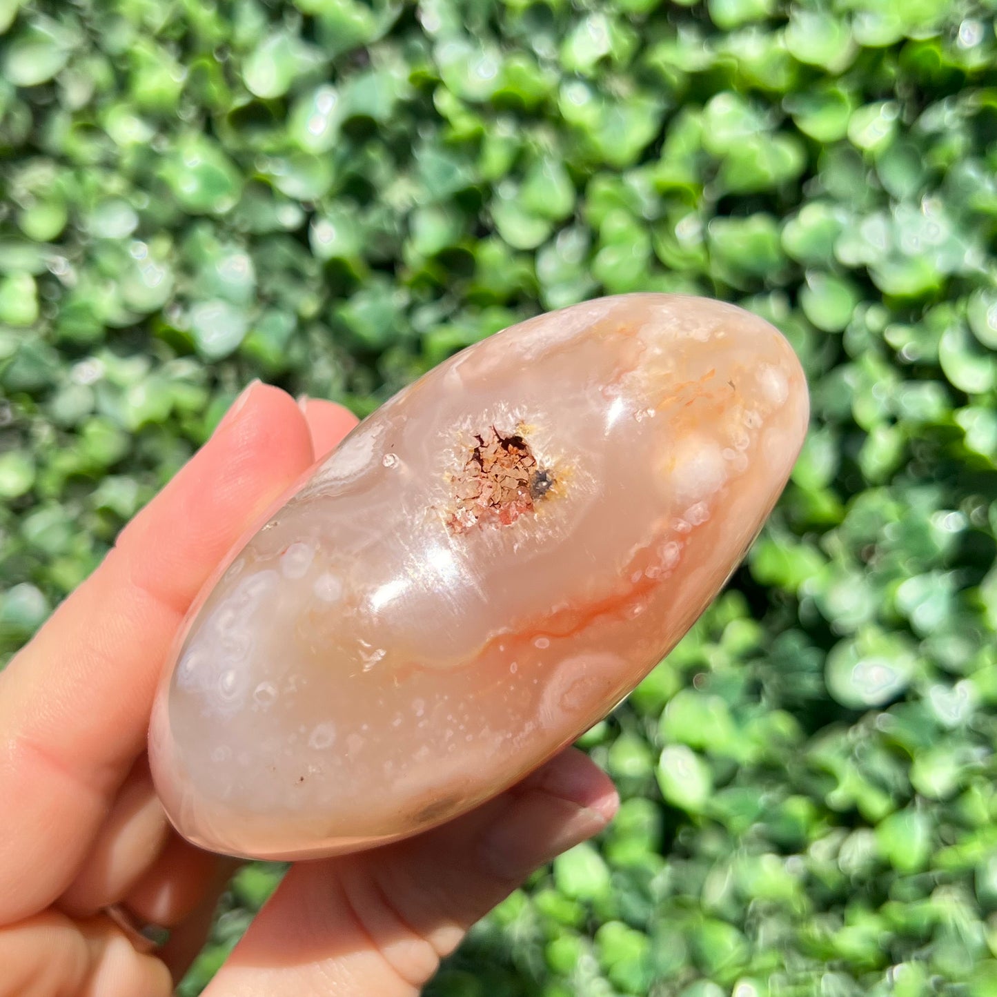Flower Agate Heart