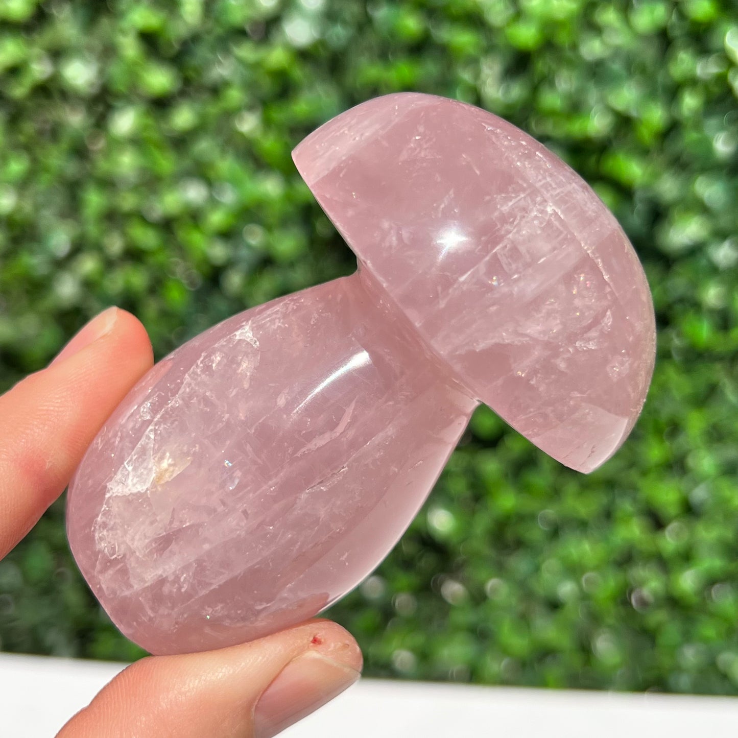 Rose Quartz Mushroom