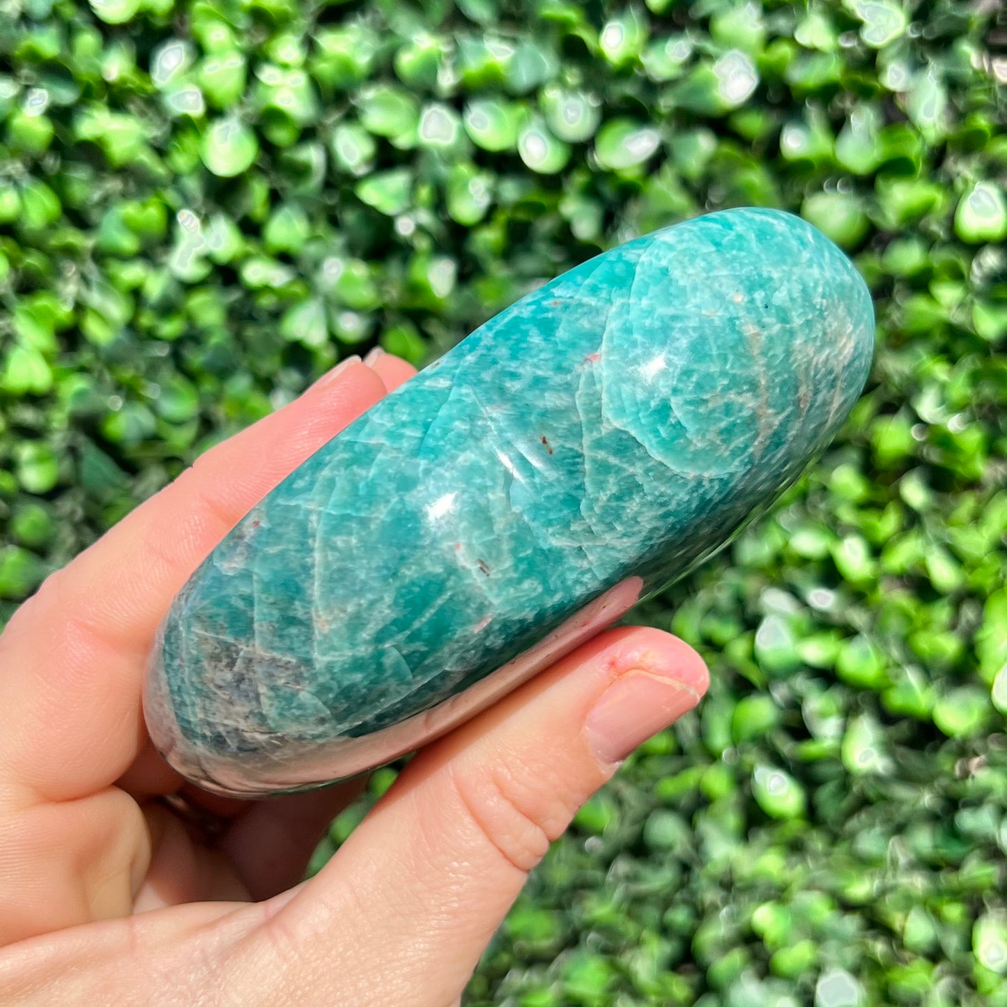 Amazonite Crystal Heart