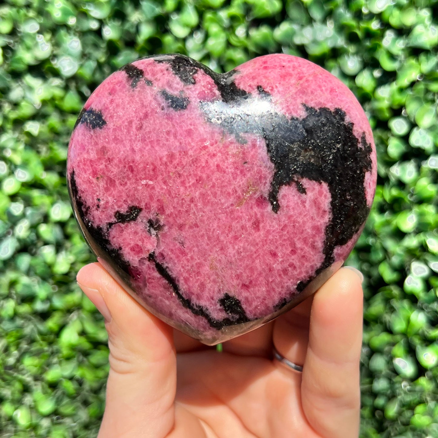 Rhodonite Heart