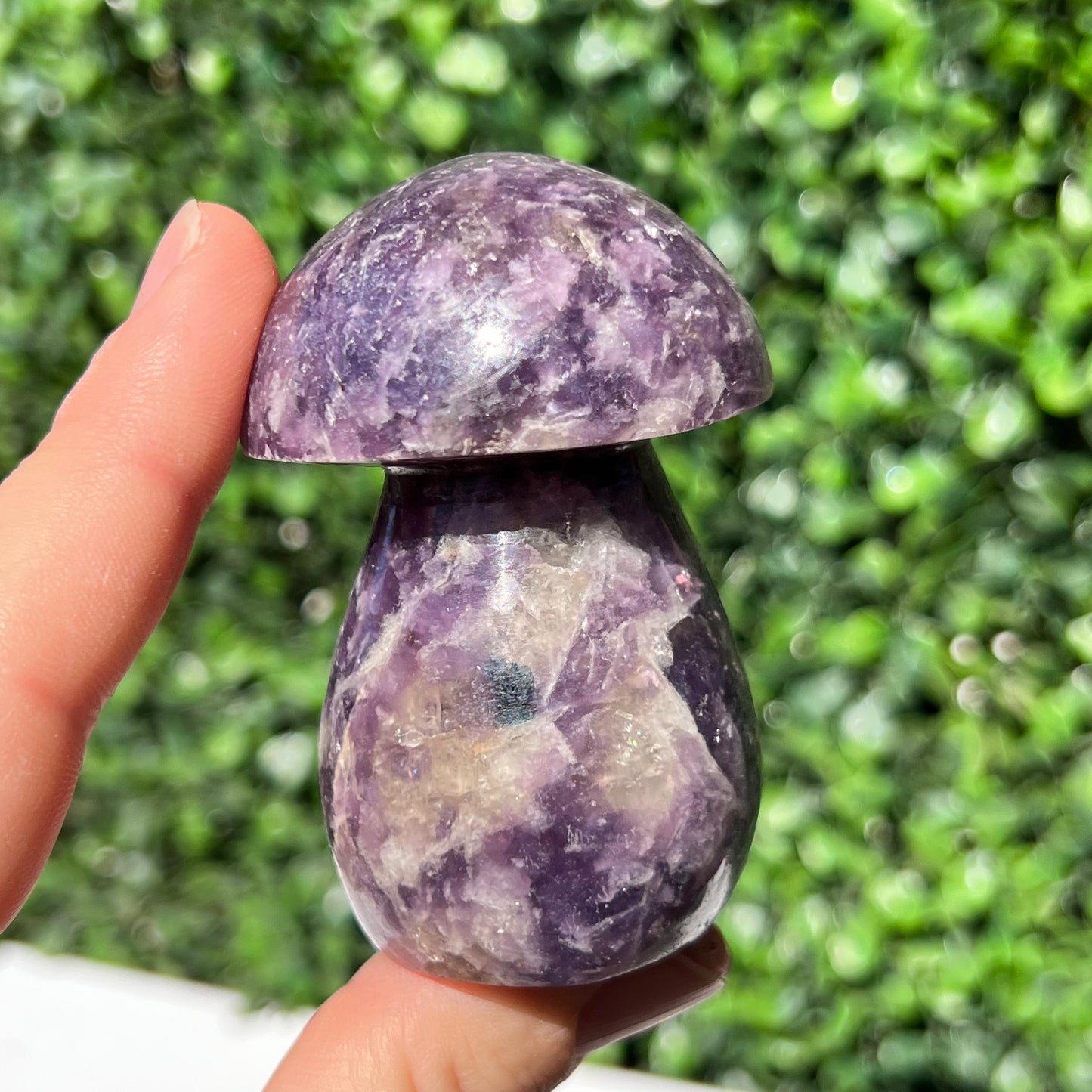 Lepidolite Mushroom