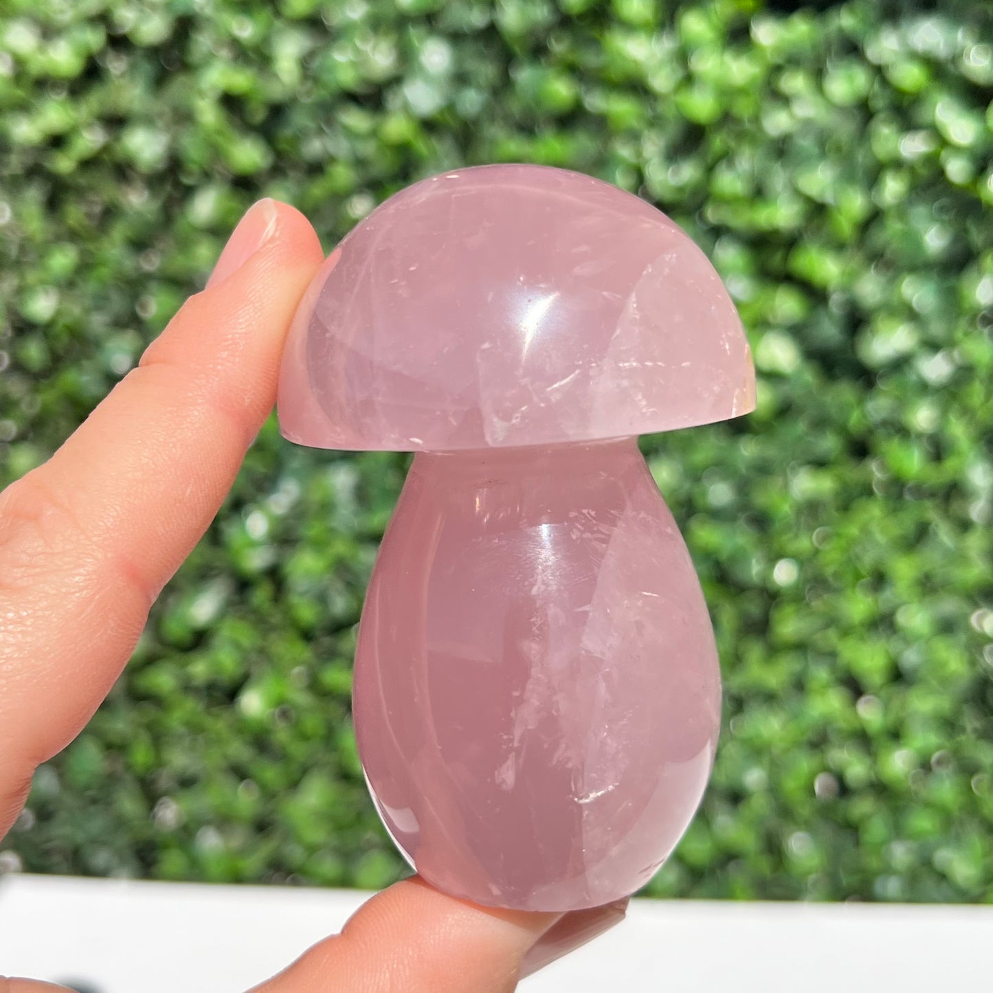 Rose Quartz Mushroom