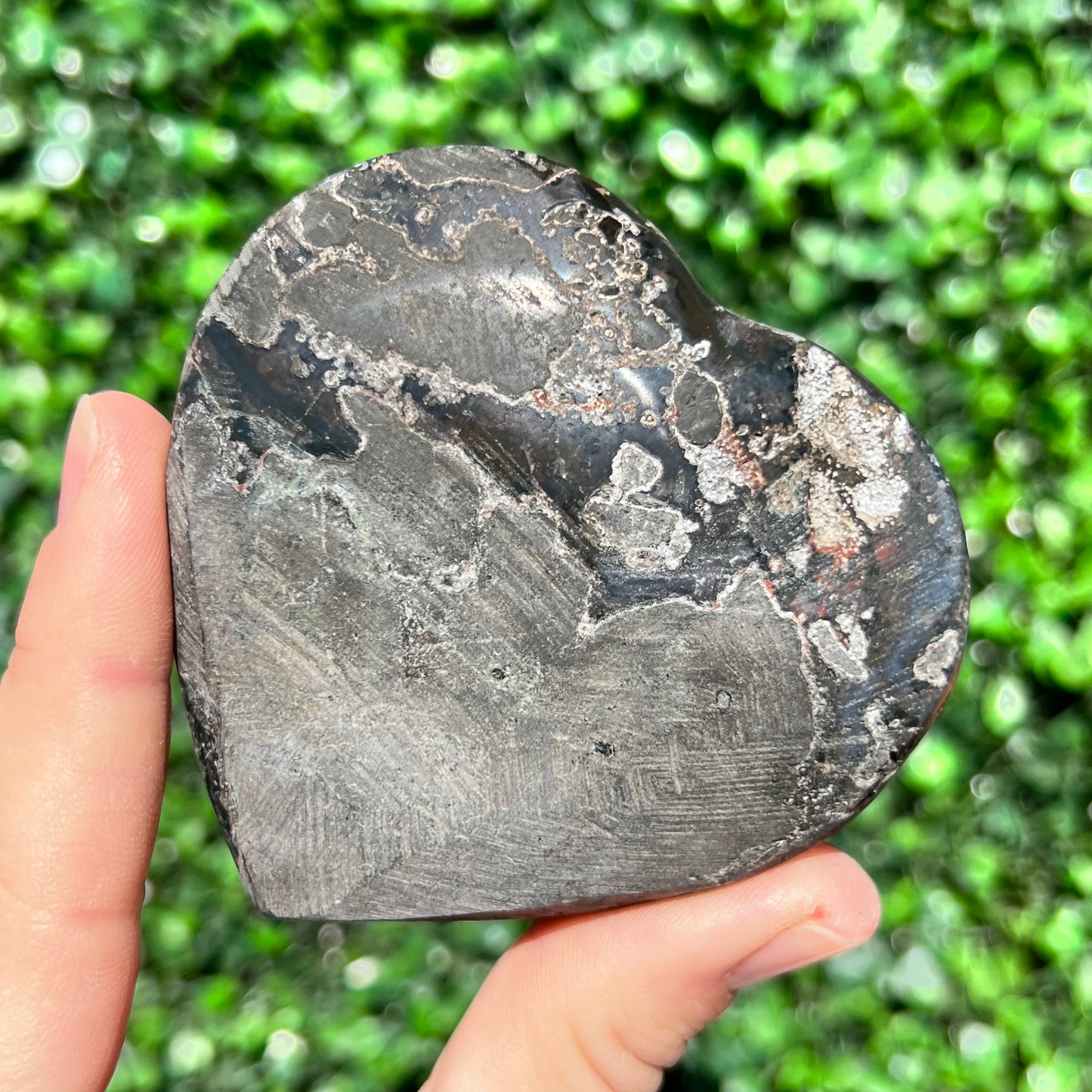 High Grade Amethyst Druzy Heart