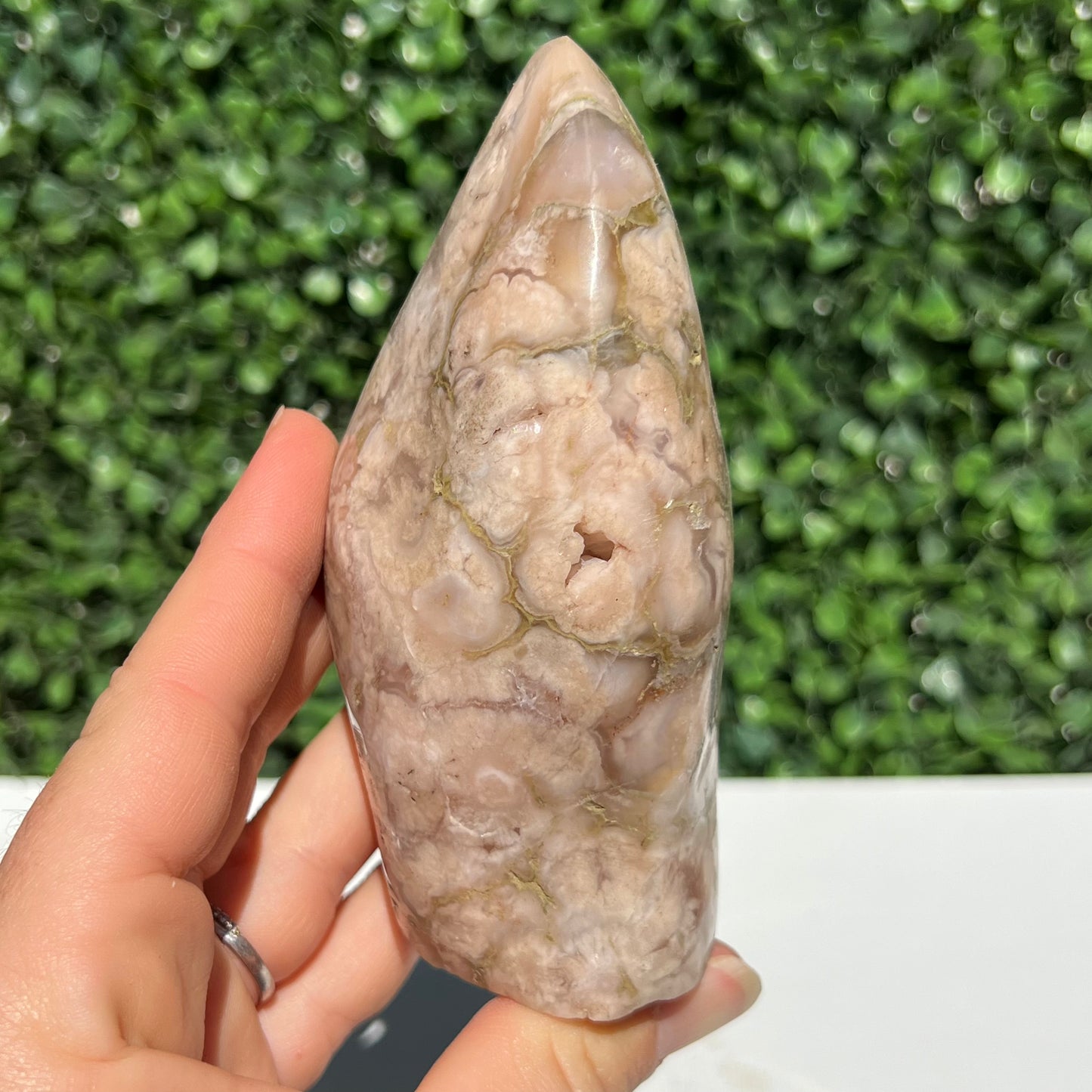 Flower Agate Free Form