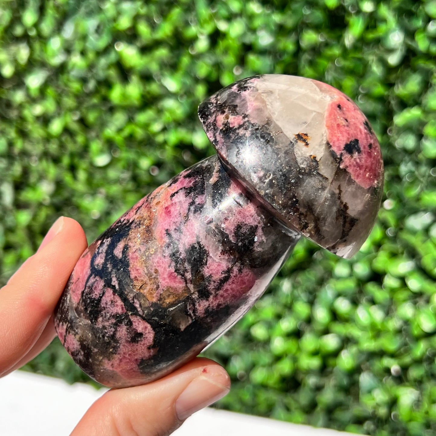 Rhodonite Mushroom