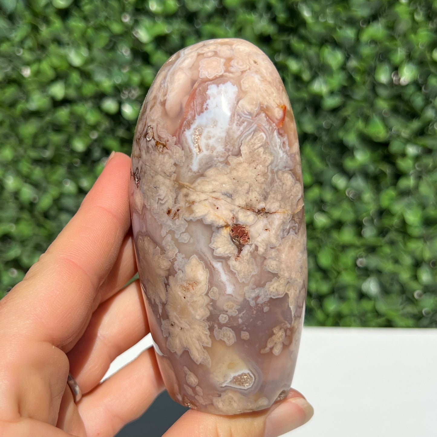 Flower Agate Free Form