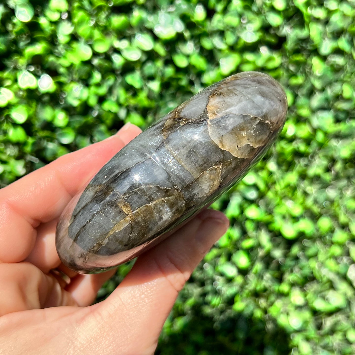 Labradorite Heart