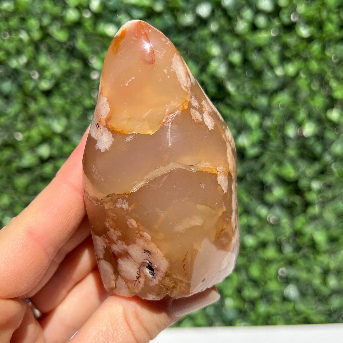 Flower Agate Free Form