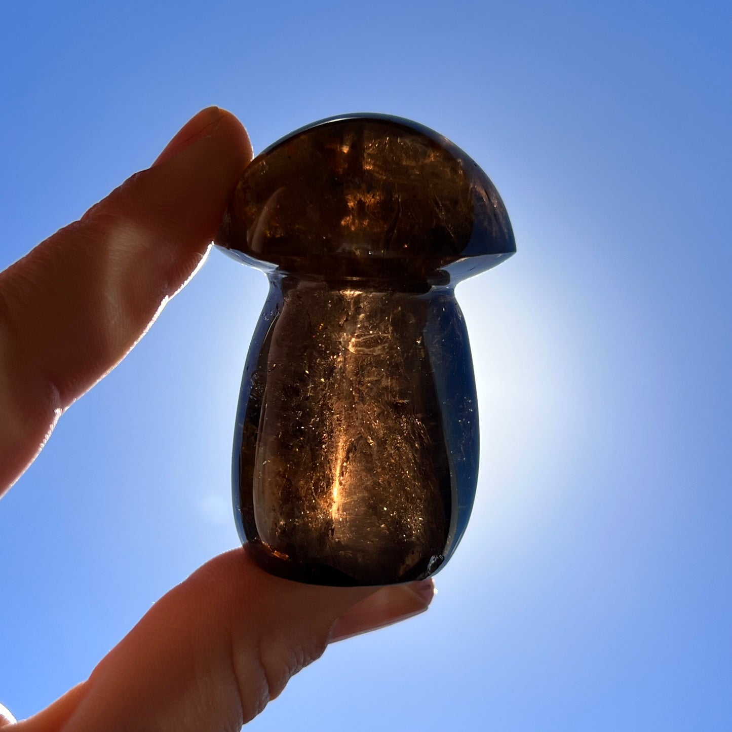 Smokey Quartz Mushroom