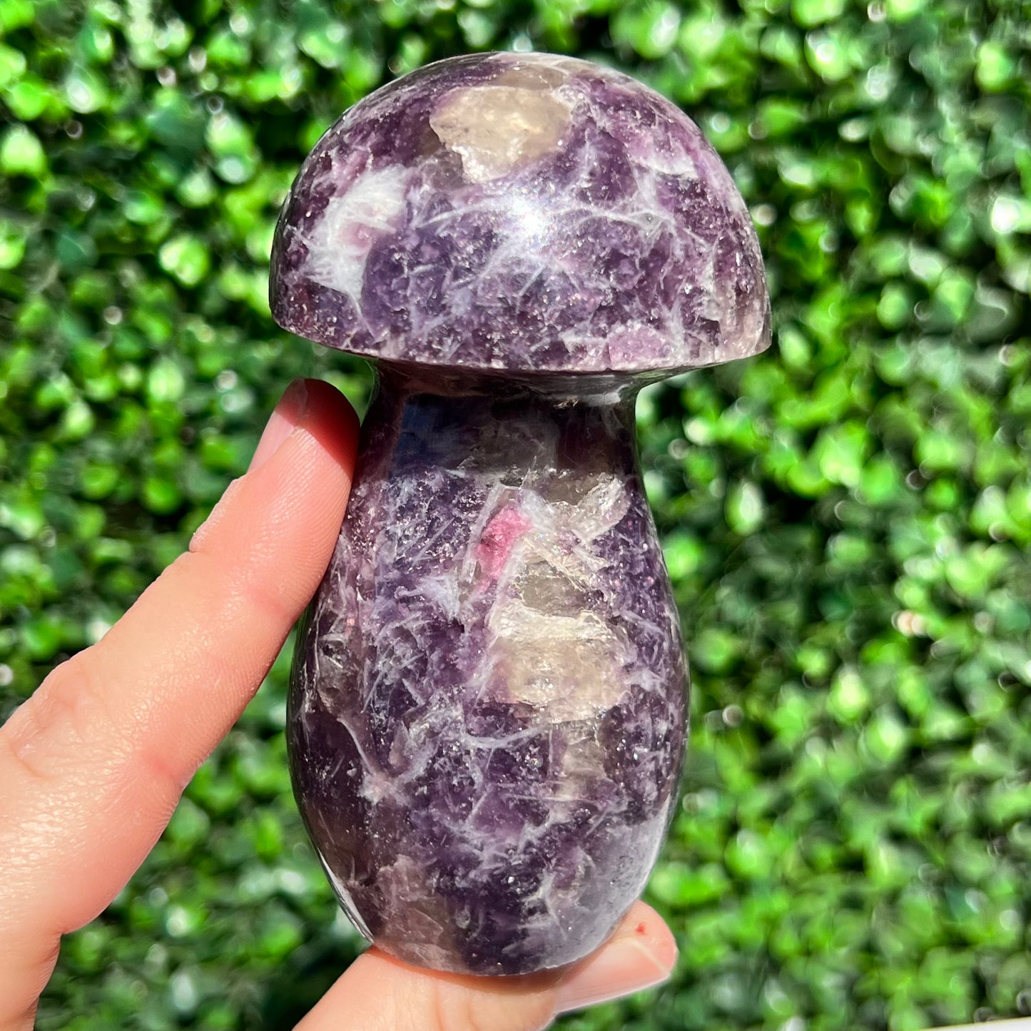 Lepidolite Mushroom