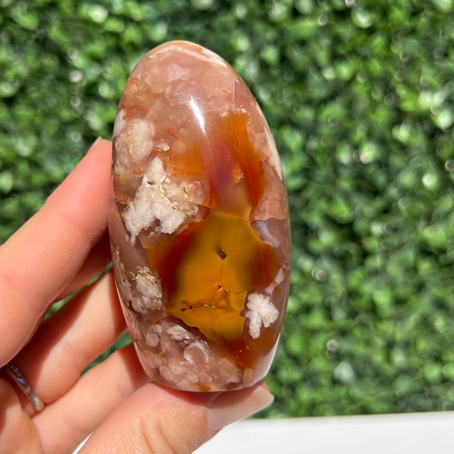 Flower Agate Free Form