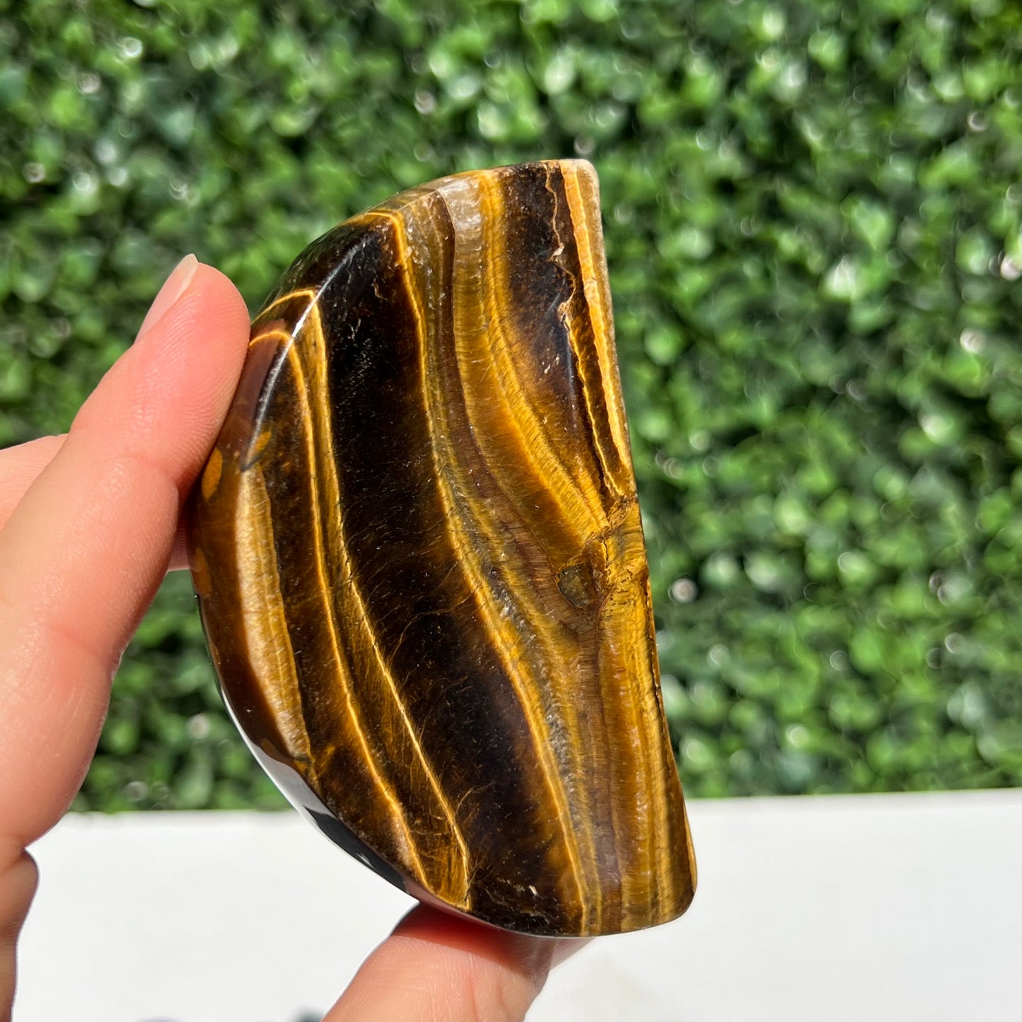 Tiger's Eye Moon Bowl