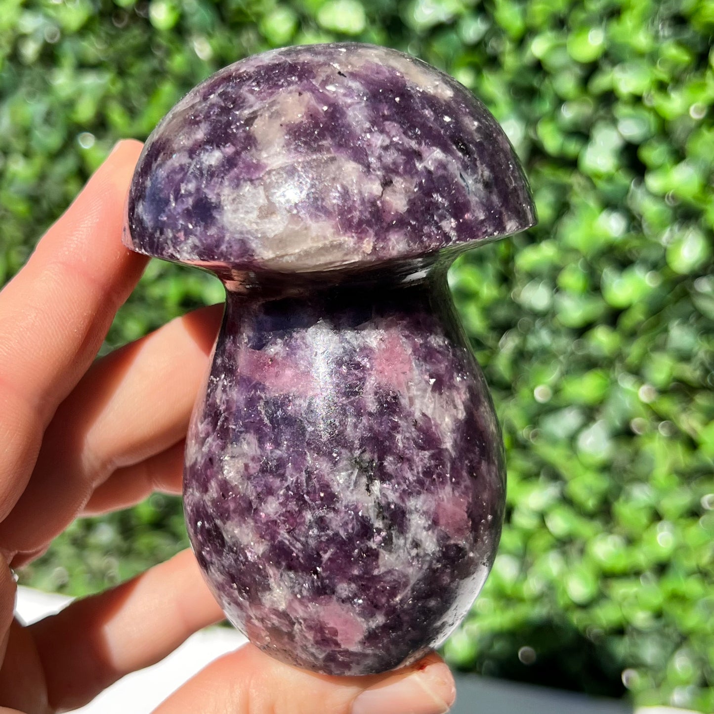 Lepidolite Mushroom