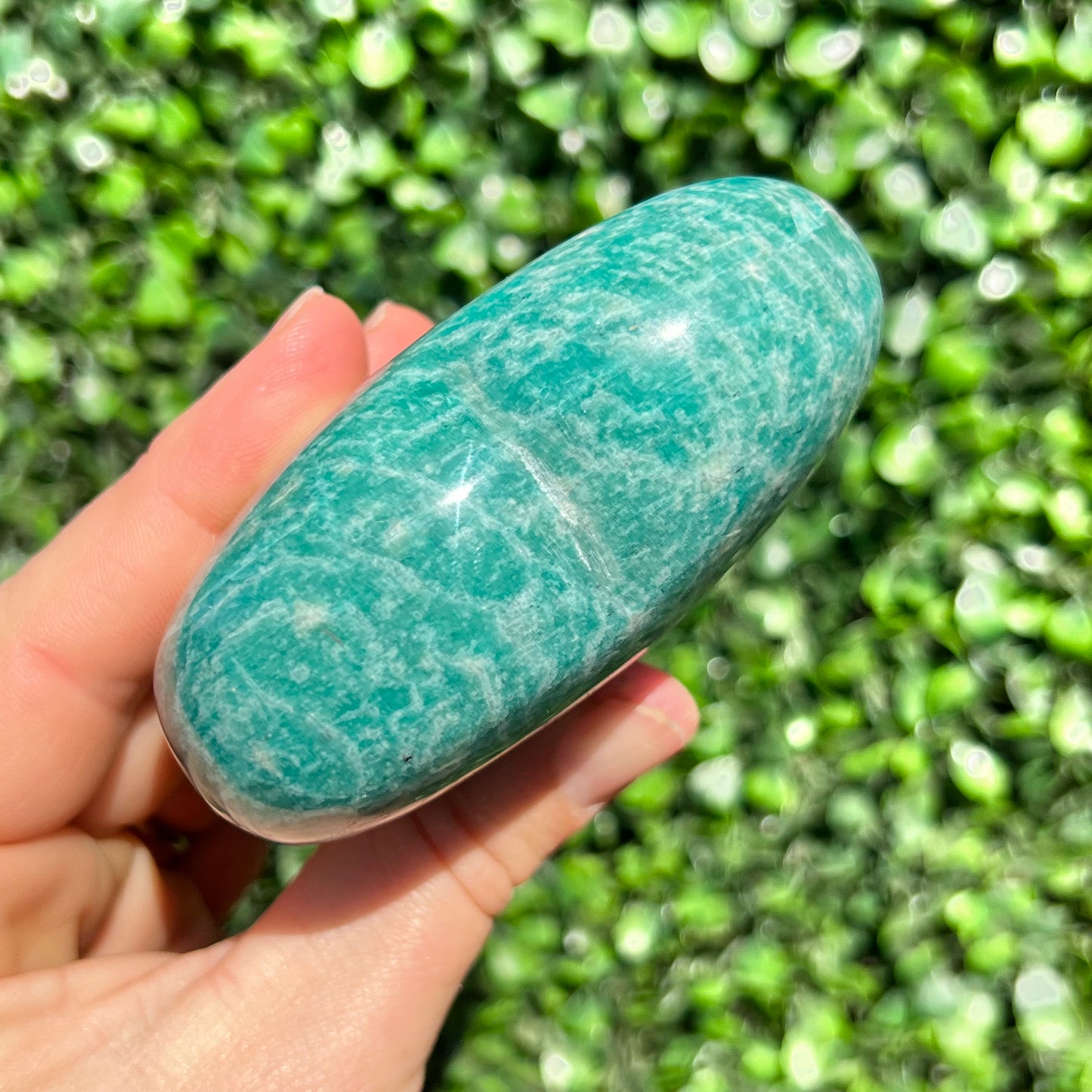 Amazonite Crystal Heart