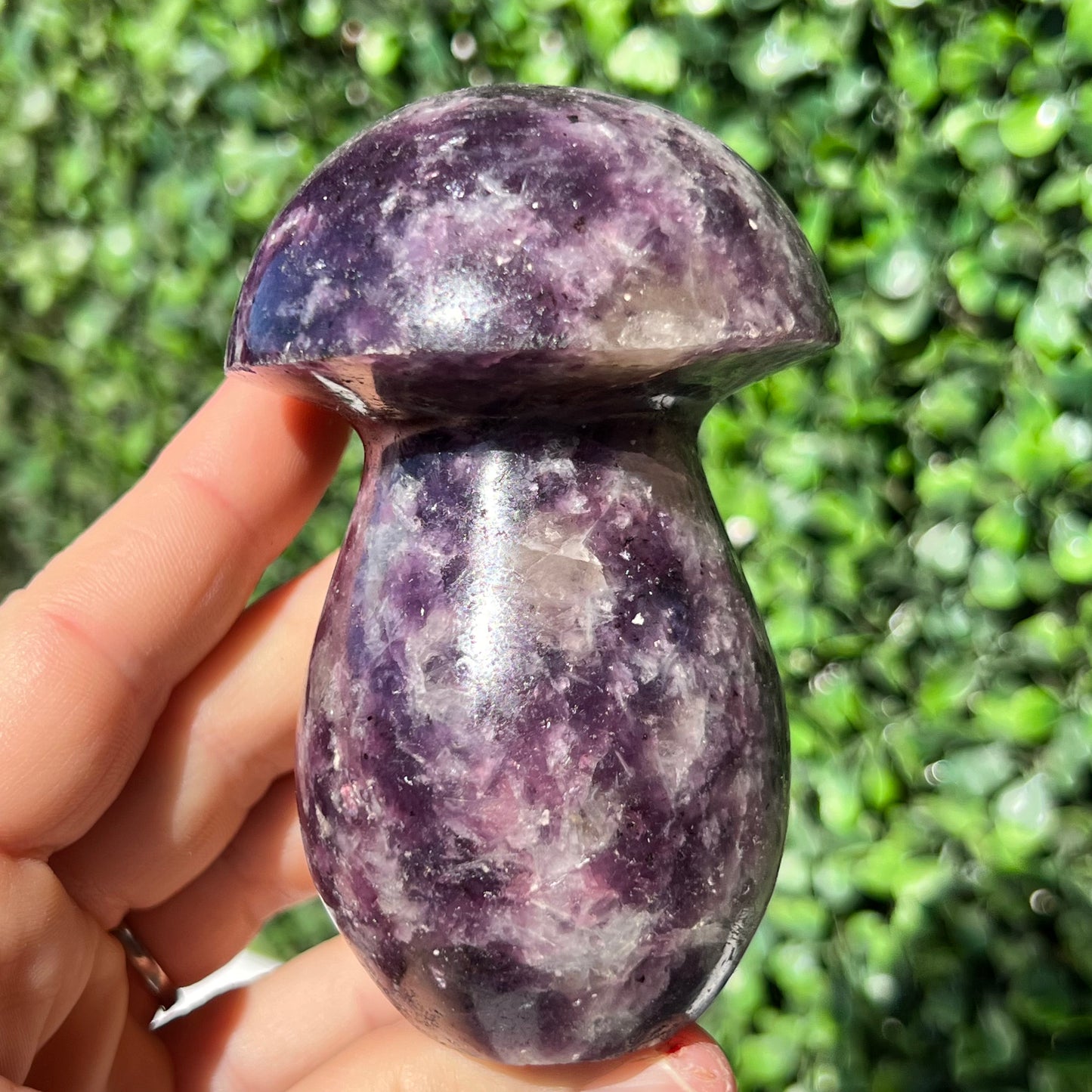Lepidolite Mushroom