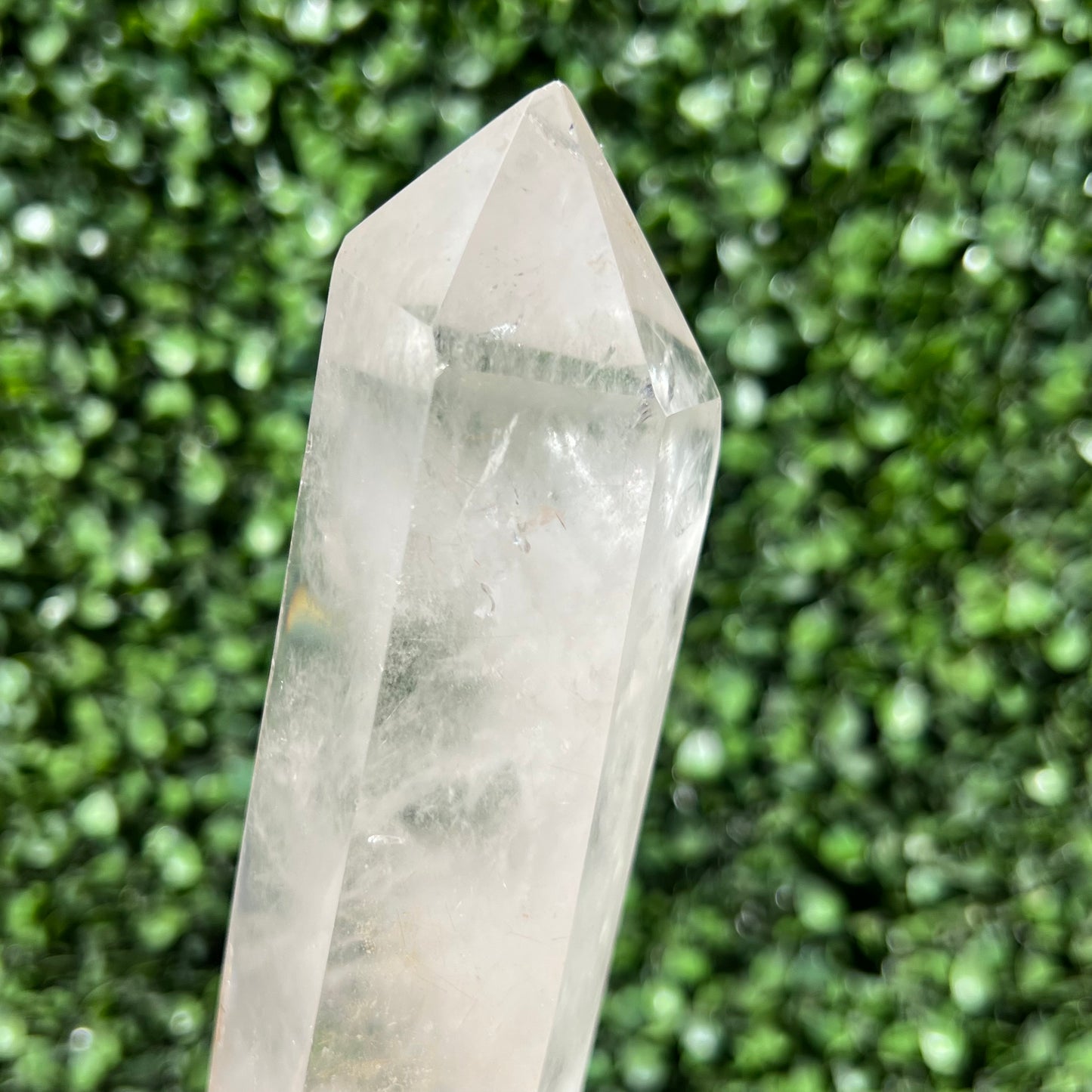 Clear Quartz Double Terminated Point With Rutile Inclusions