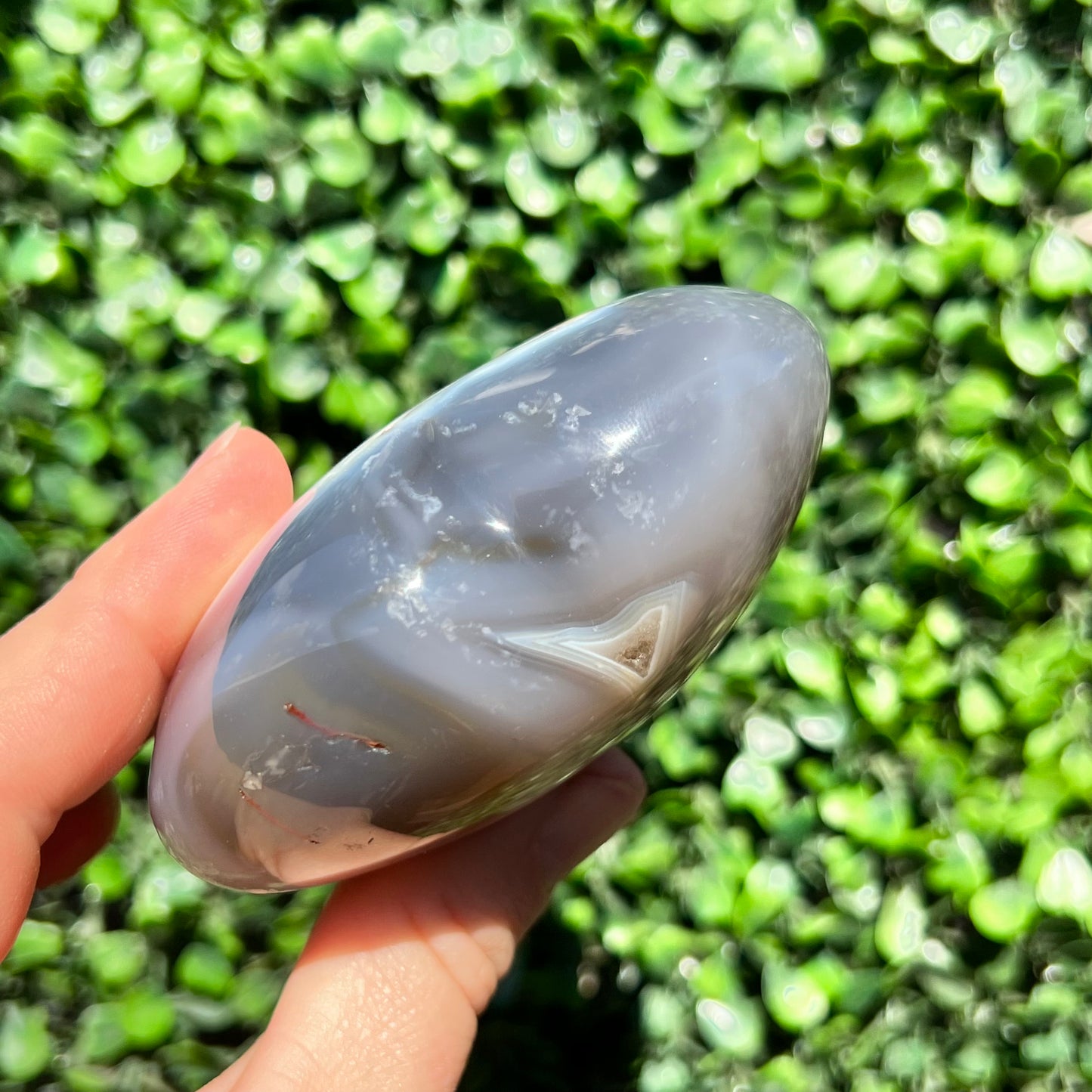 Orca Agate Heart