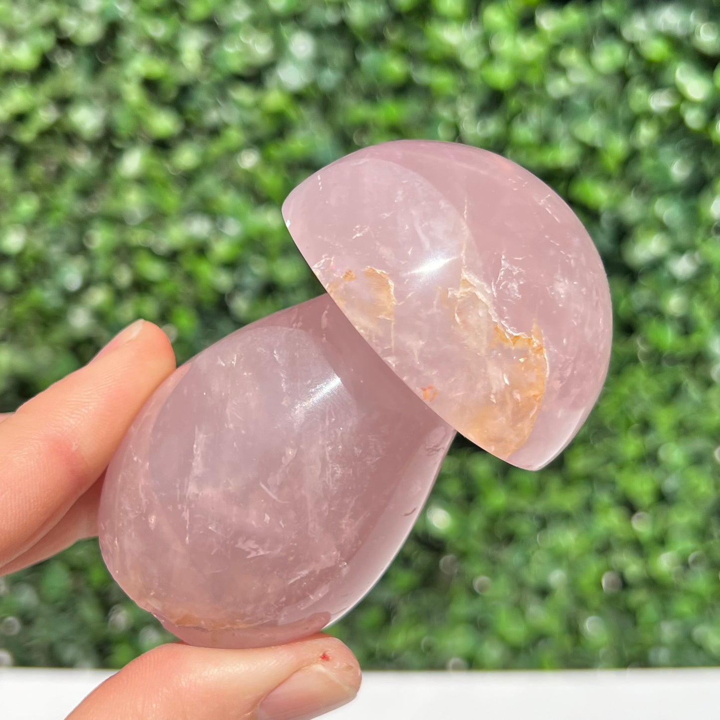 Rose Quartz Mushroom