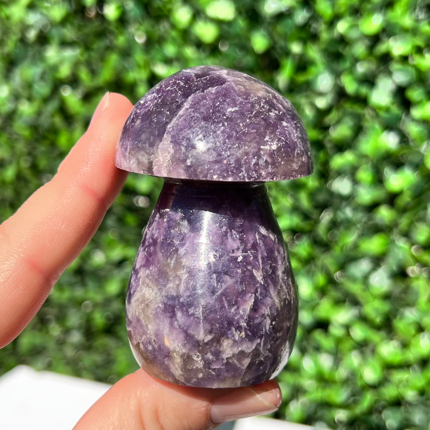 Lepidolite Mushroom