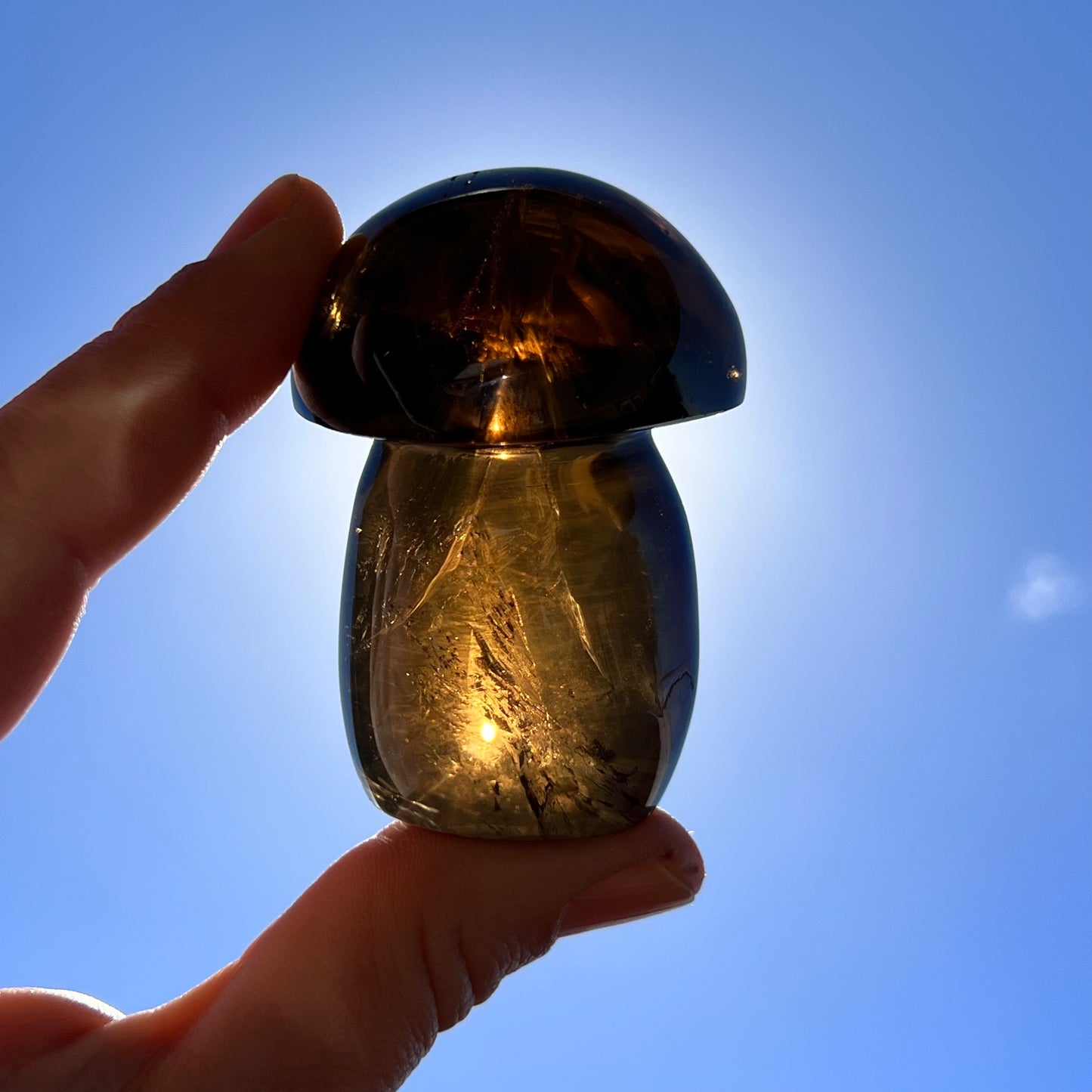 Smokey Quartz Mushroom