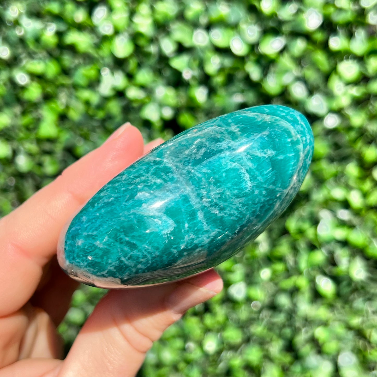 Amazonite Crystal Heart