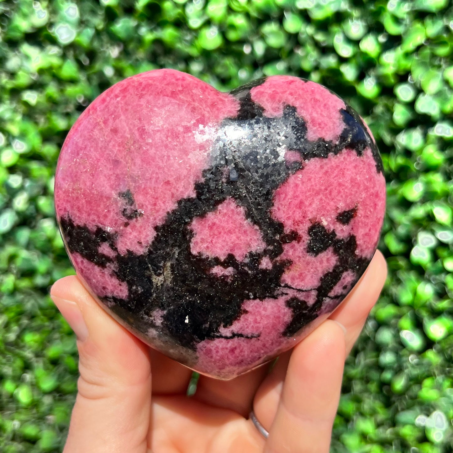 Rhodonite Heart