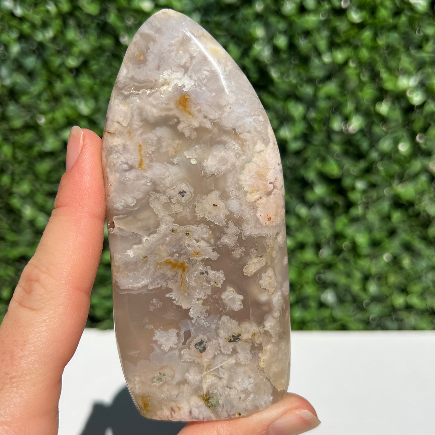 Flower Agate Free Form