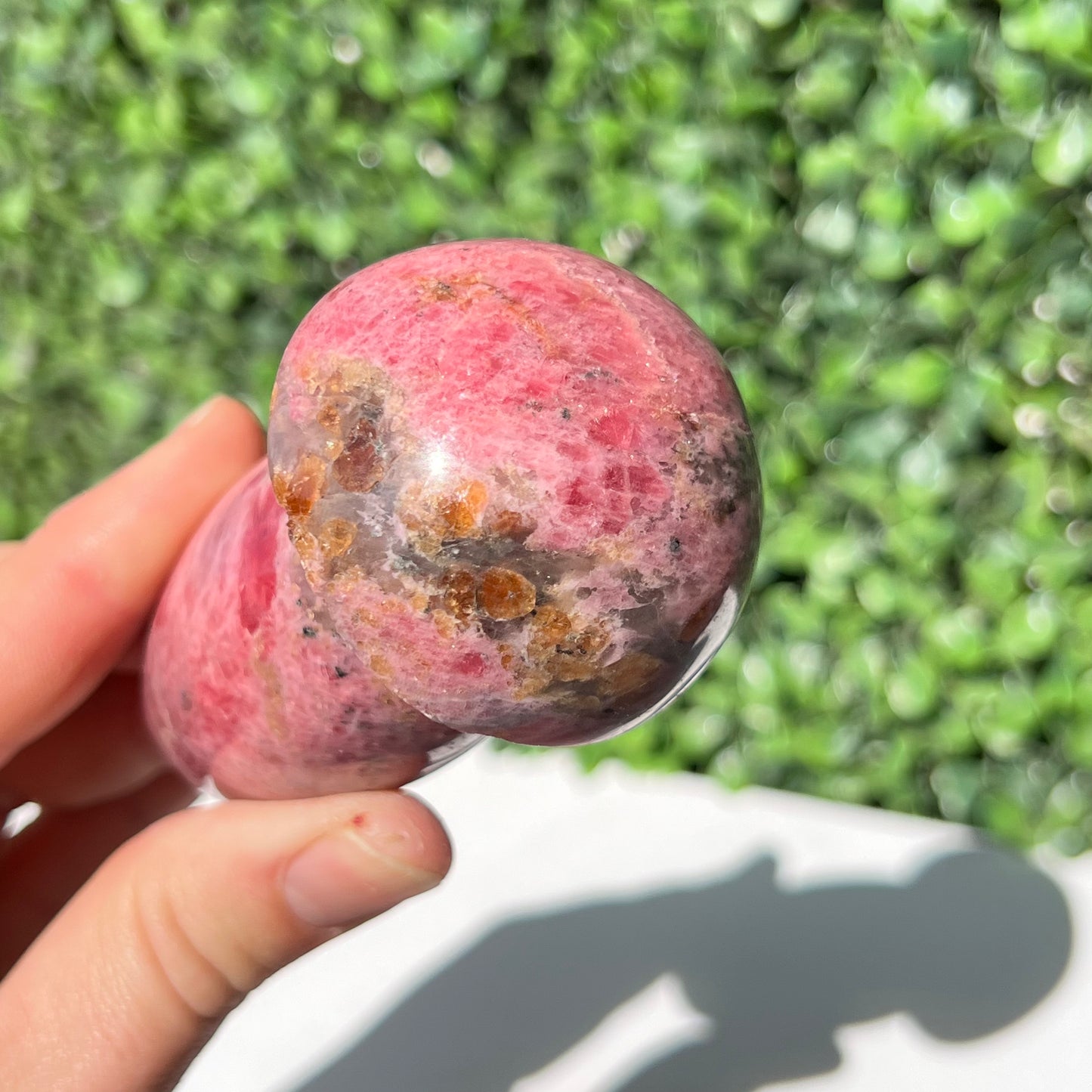 Rhodonite Mushroom