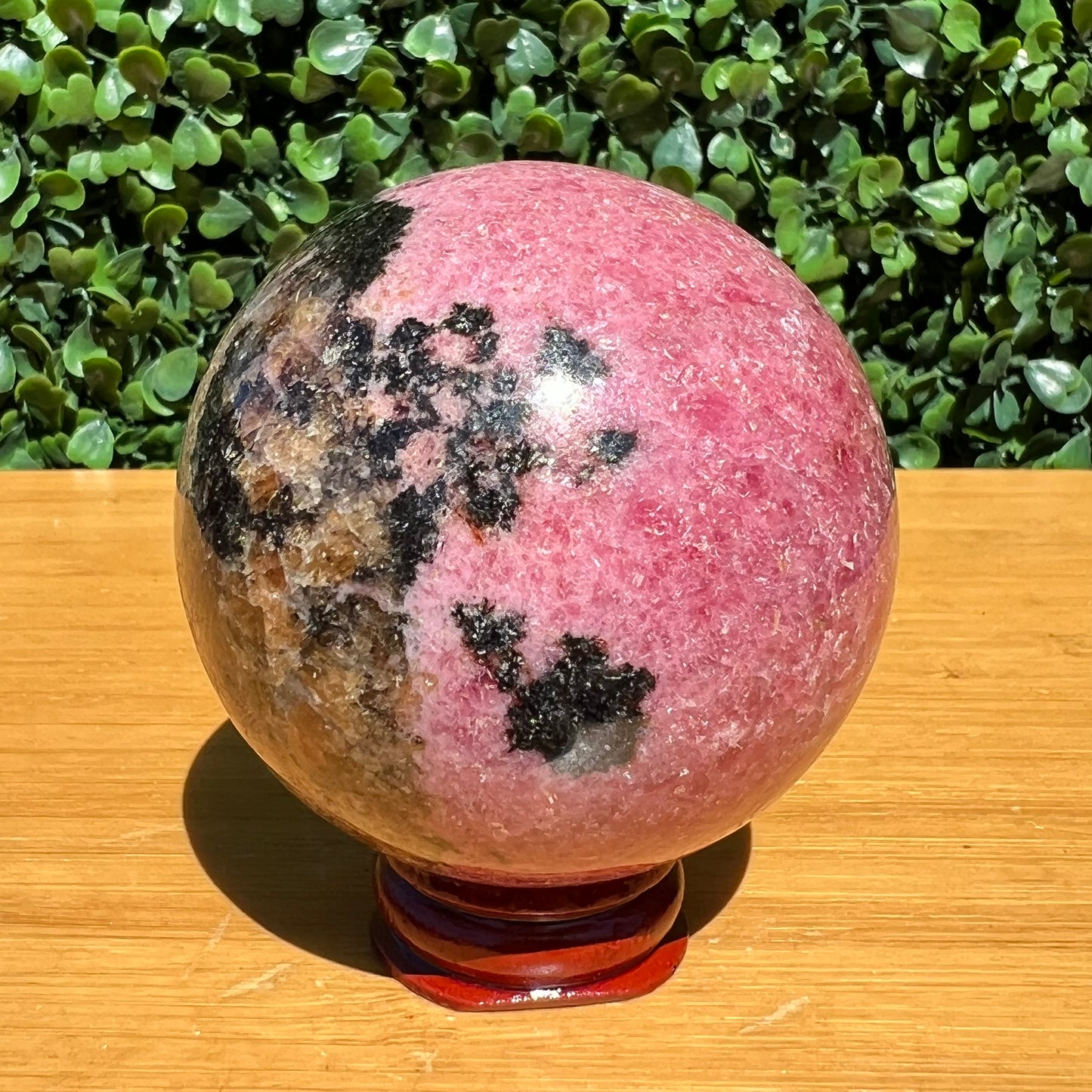 Rhodonite Sphere