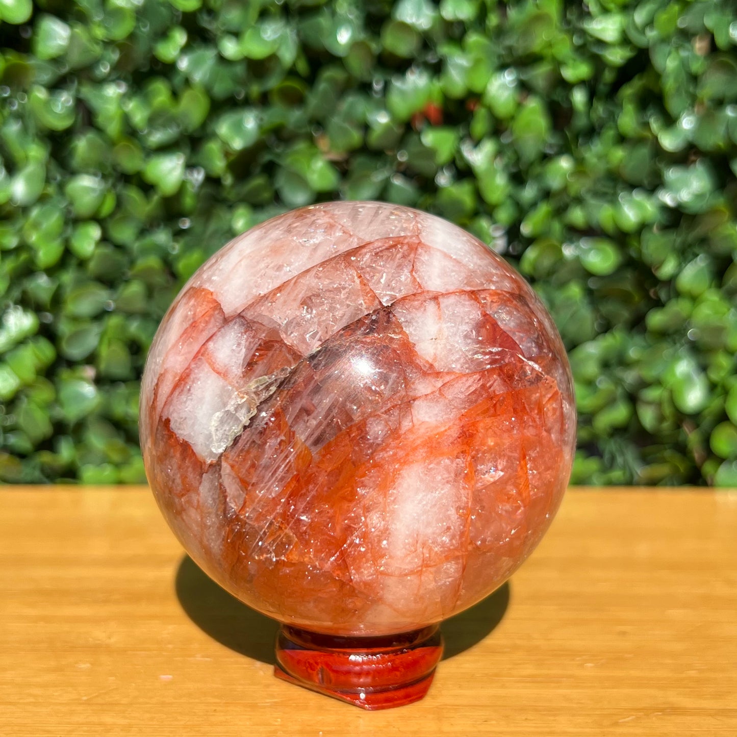 Fire Quartz Sphere