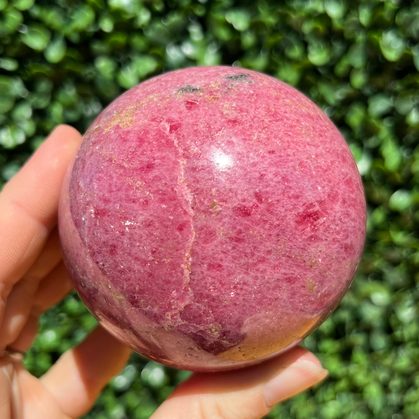 Rhodonite Sphere