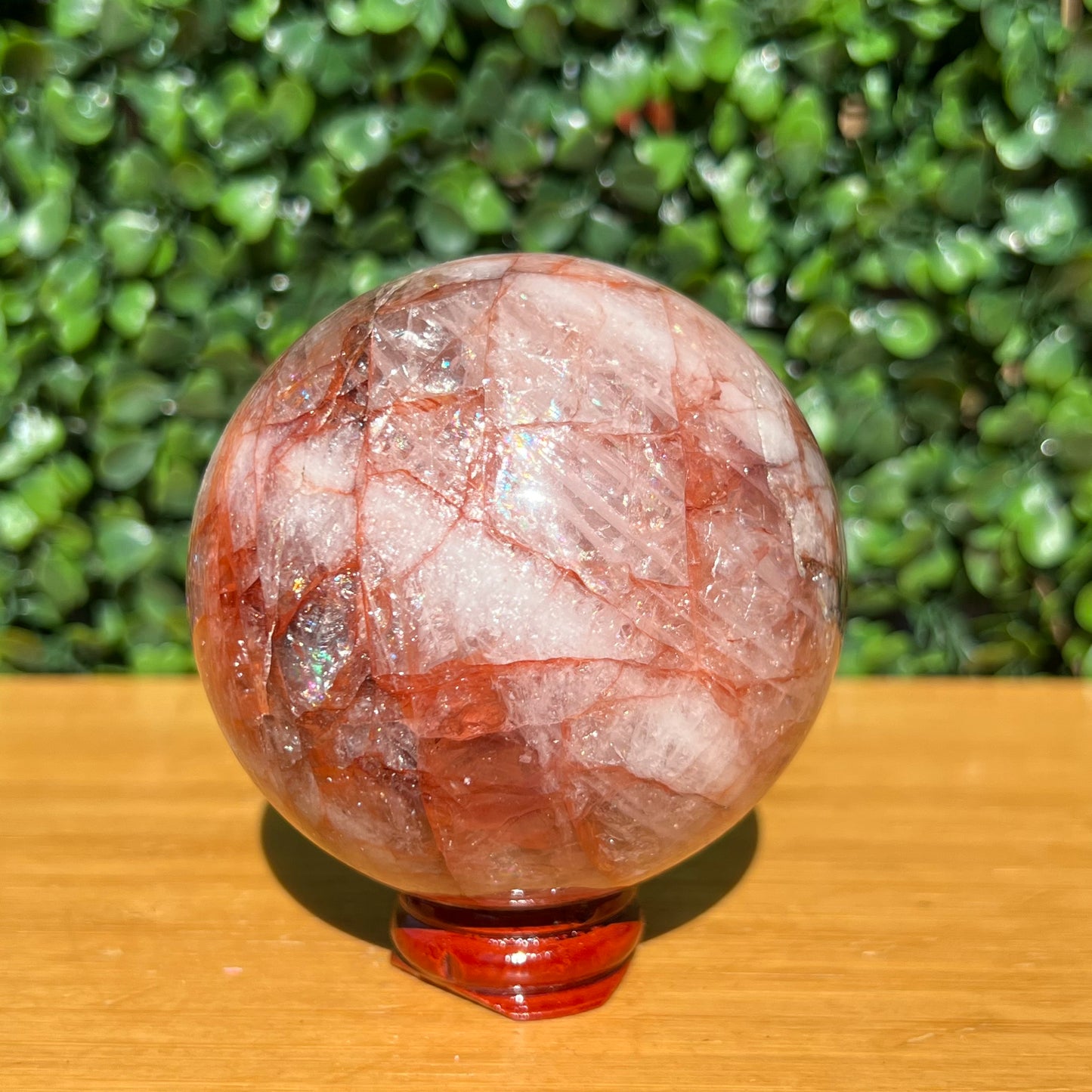 Fire Quartz Sphere