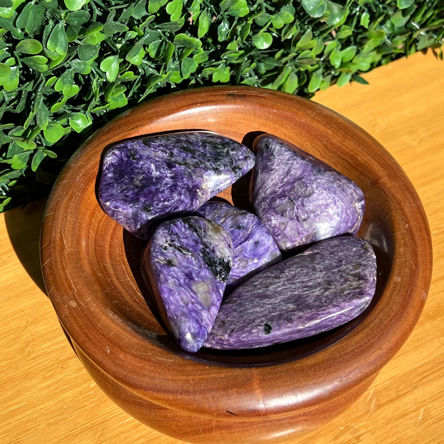 Charoite Palm Stone’s
