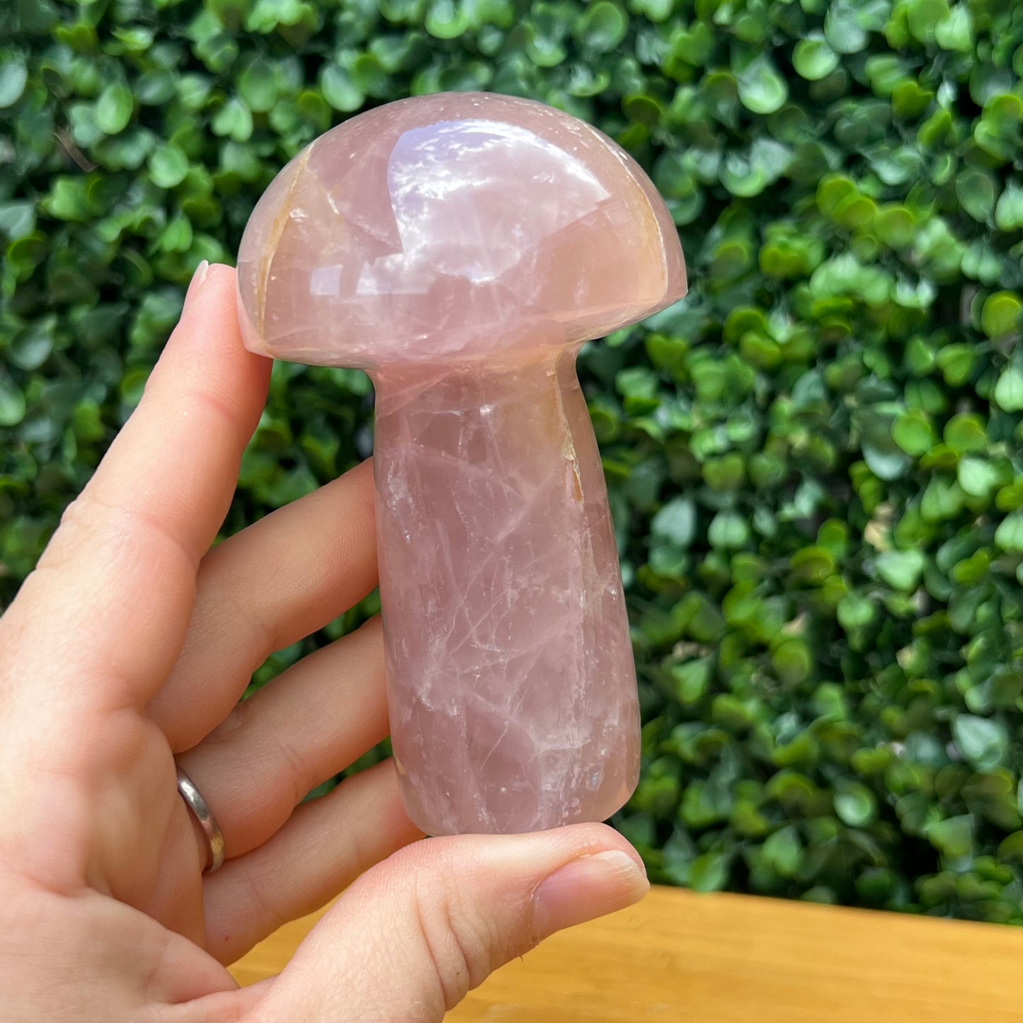 Rose Quartz Mushroom