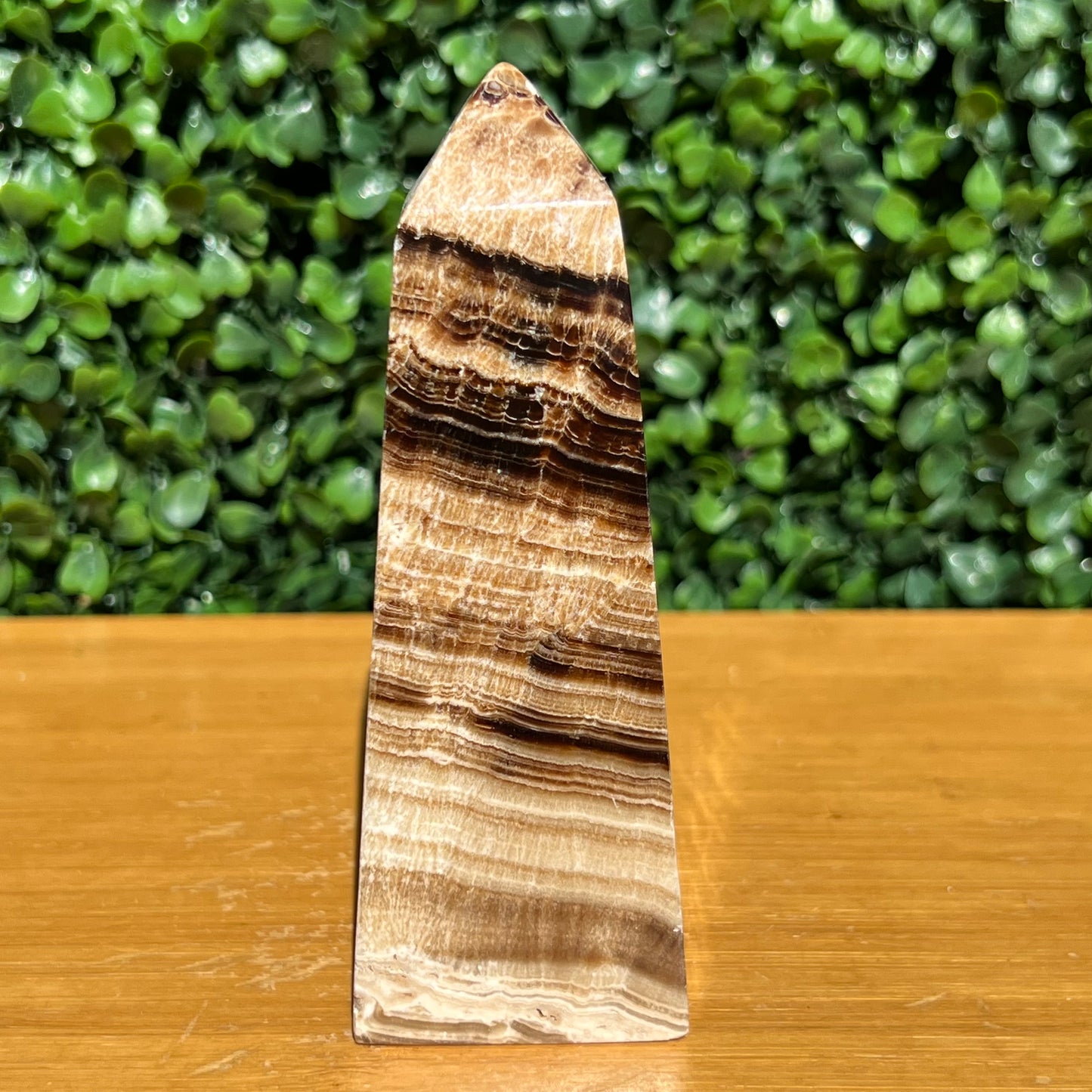 Chocolate Calcite Obelisk