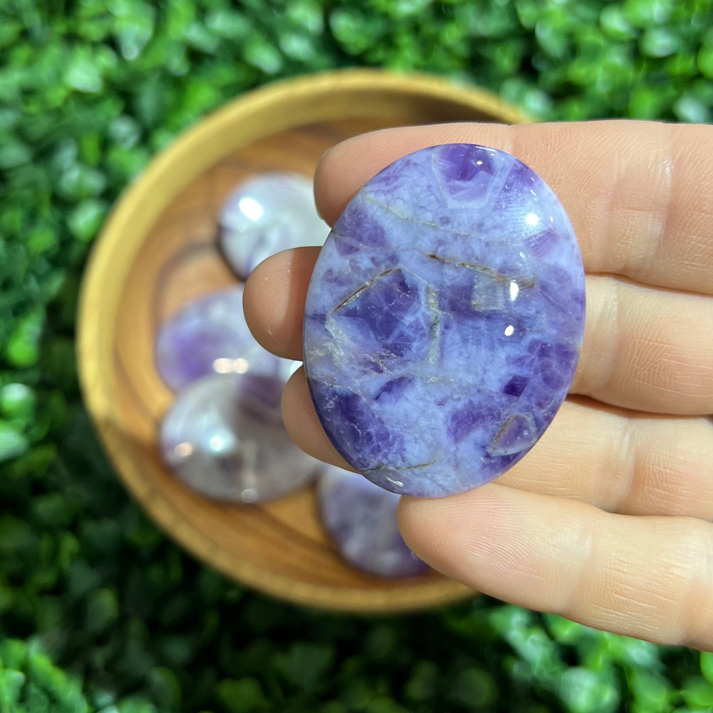 Amethyst Quartz Worry Stone’s