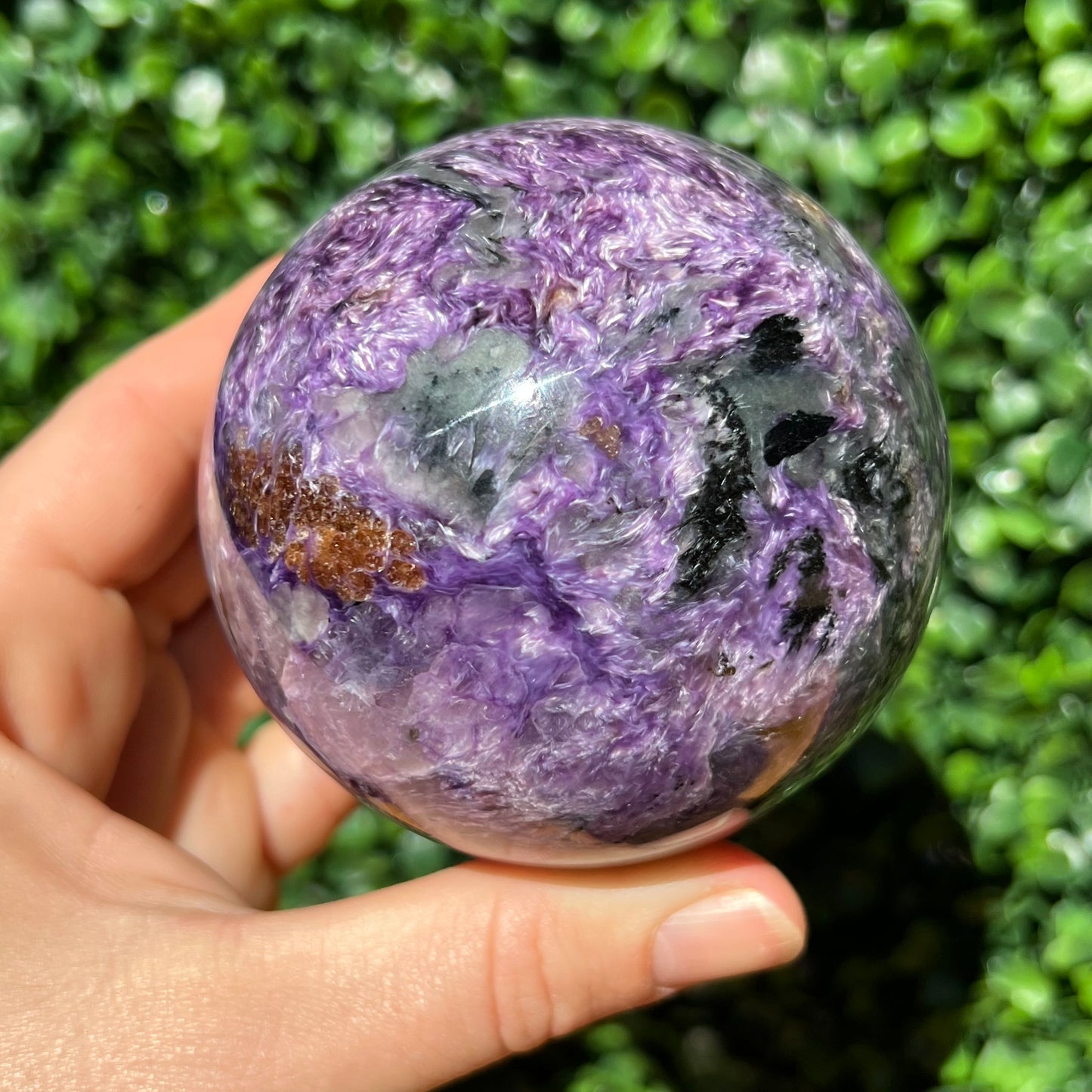 Charoite Sphere