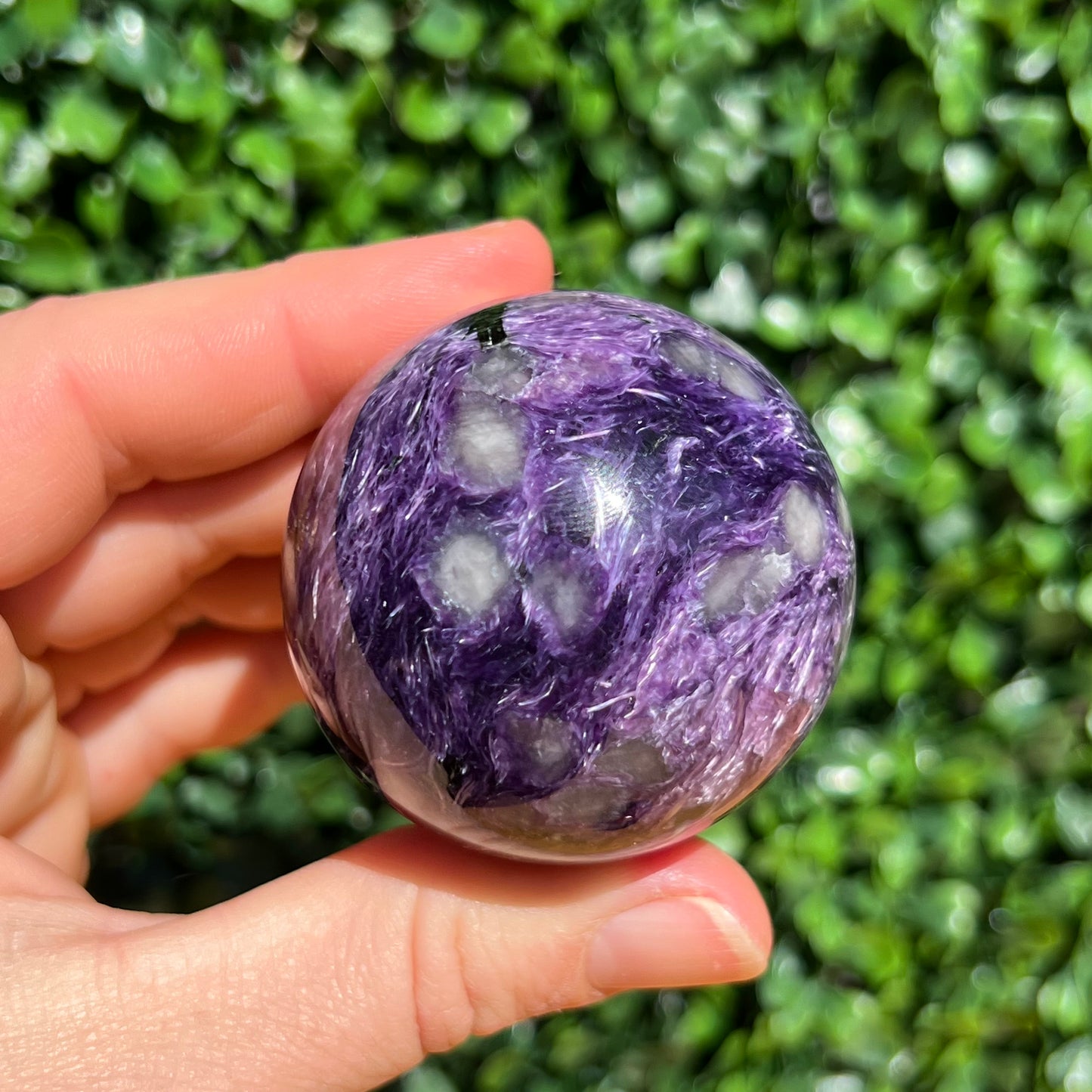 Charoite Sphere