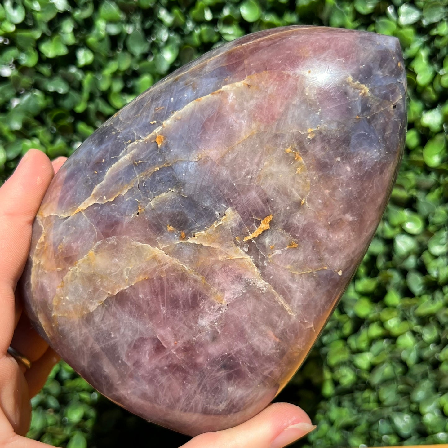 Purple Quartz Leaf