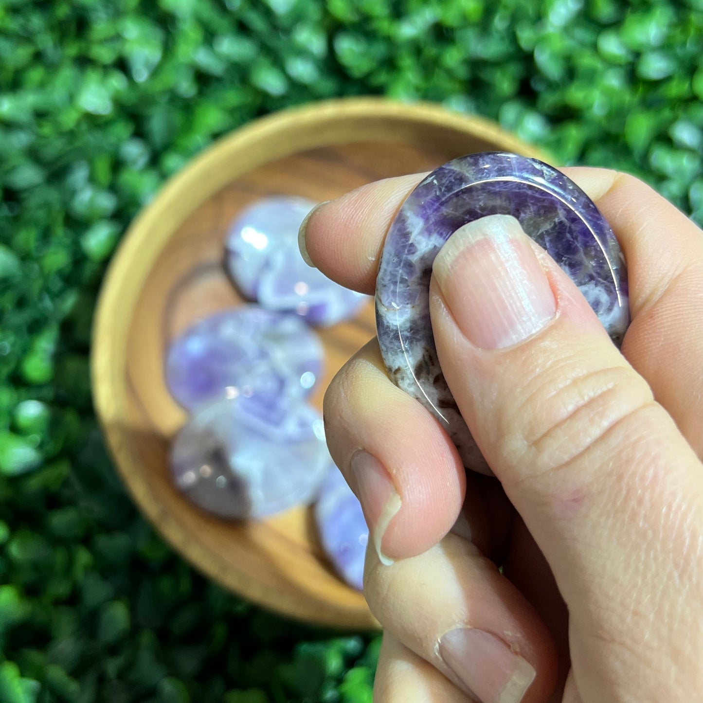 Amethyst Quartz Worry Stone’s